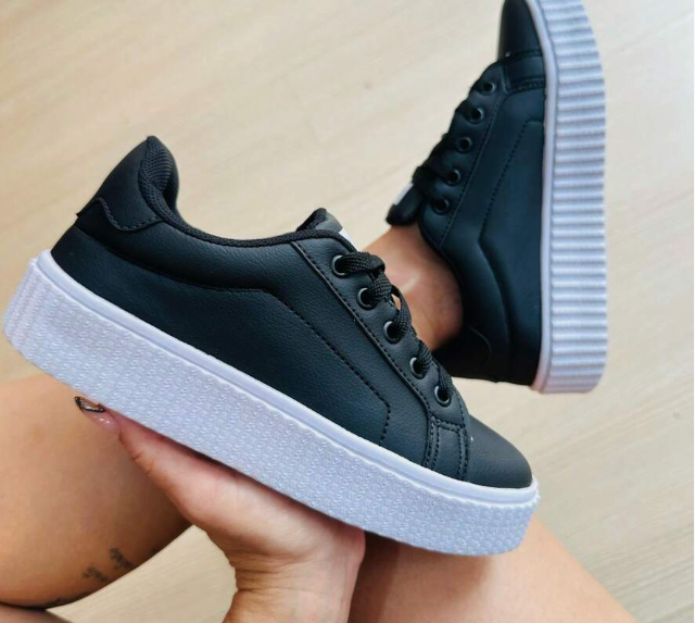 M Black White