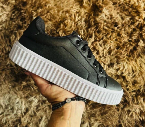 M Black White