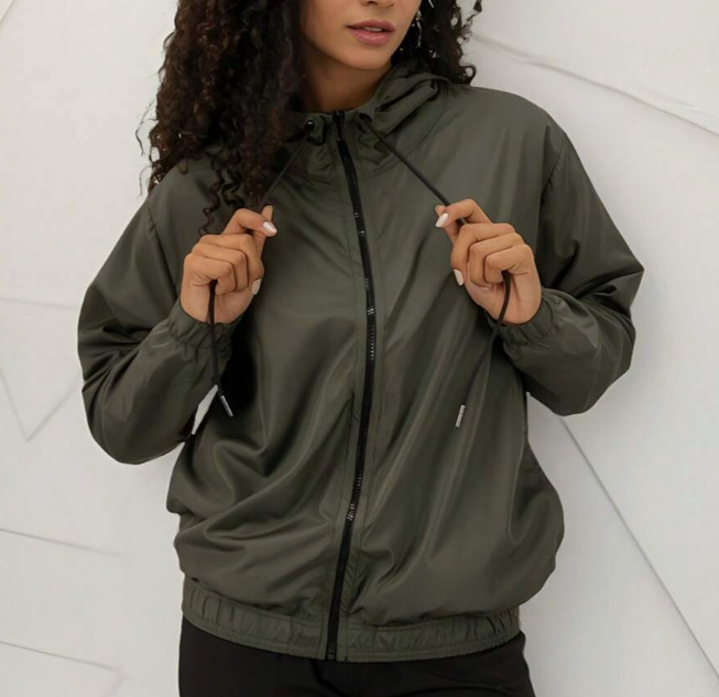 M Green Windbreaker
