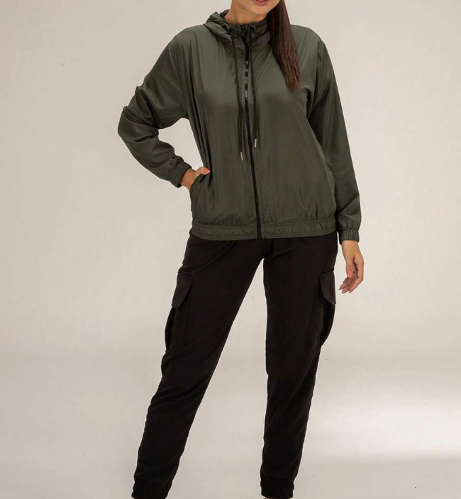 M Green Windbreaker