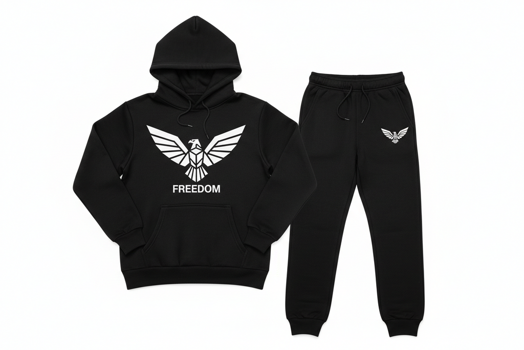 Full Black Tracksuit