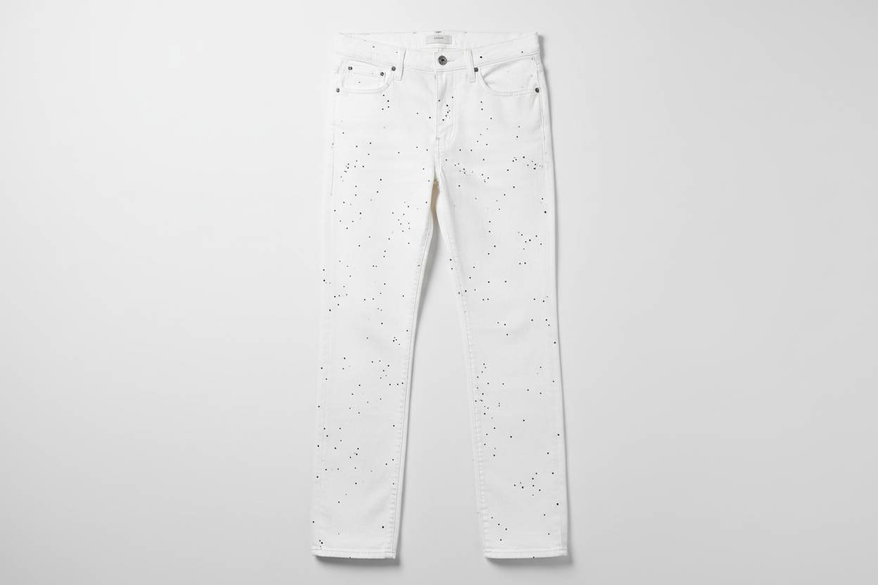 White Patch Jeans