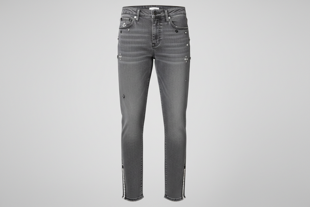 Grey Distressed Jeans